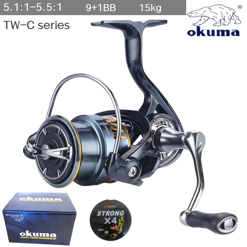 Daiwa Reel Bg - รอกสปินนิ่งรุ่นใหม่จากโอคุมะ อัตราทด 5.5:1 แรงเบรกสูง 15 กก.