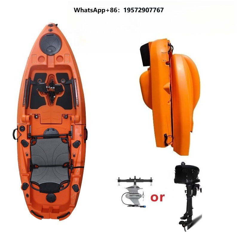 เรือคายัคแบบพับได้สำหรับ 1 คน  - Fishing Kayak Pedal Drive บทวิจารณ์และราคา