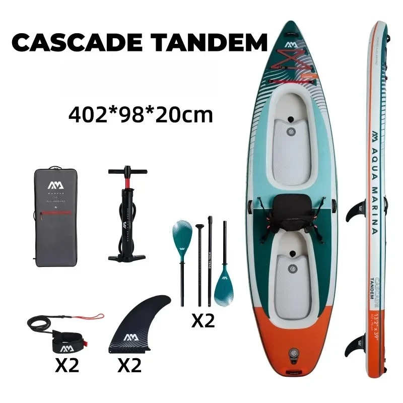 AQUA MARINA CASCADE TANDEM บอร - Fishing Kayak Paddle บทวิจารณ์และราคา